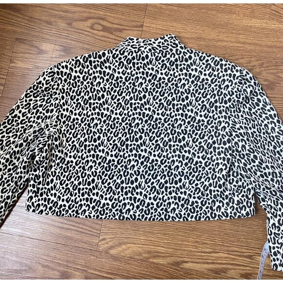 Y2K Leopard Print Bolero - Picture 3 of 6
